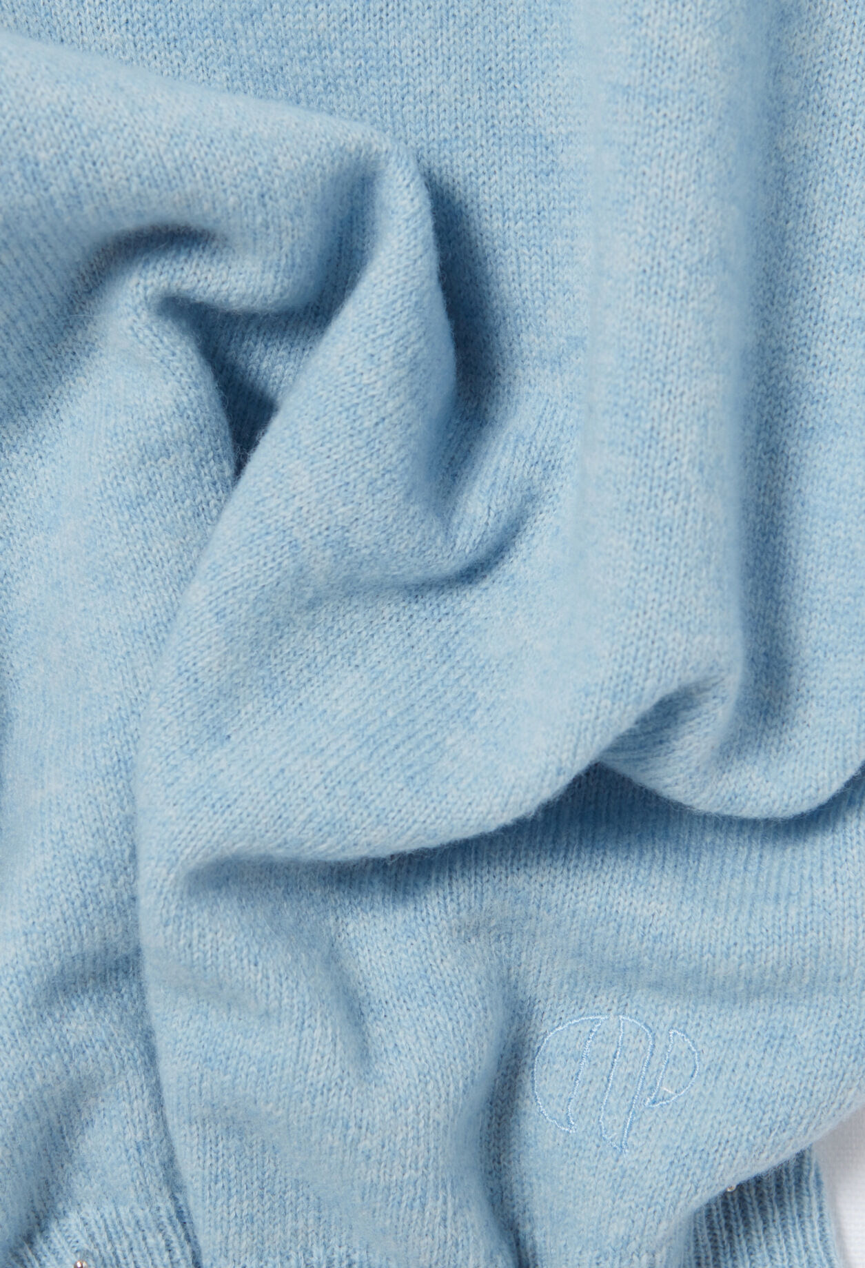 Pull laine col montant