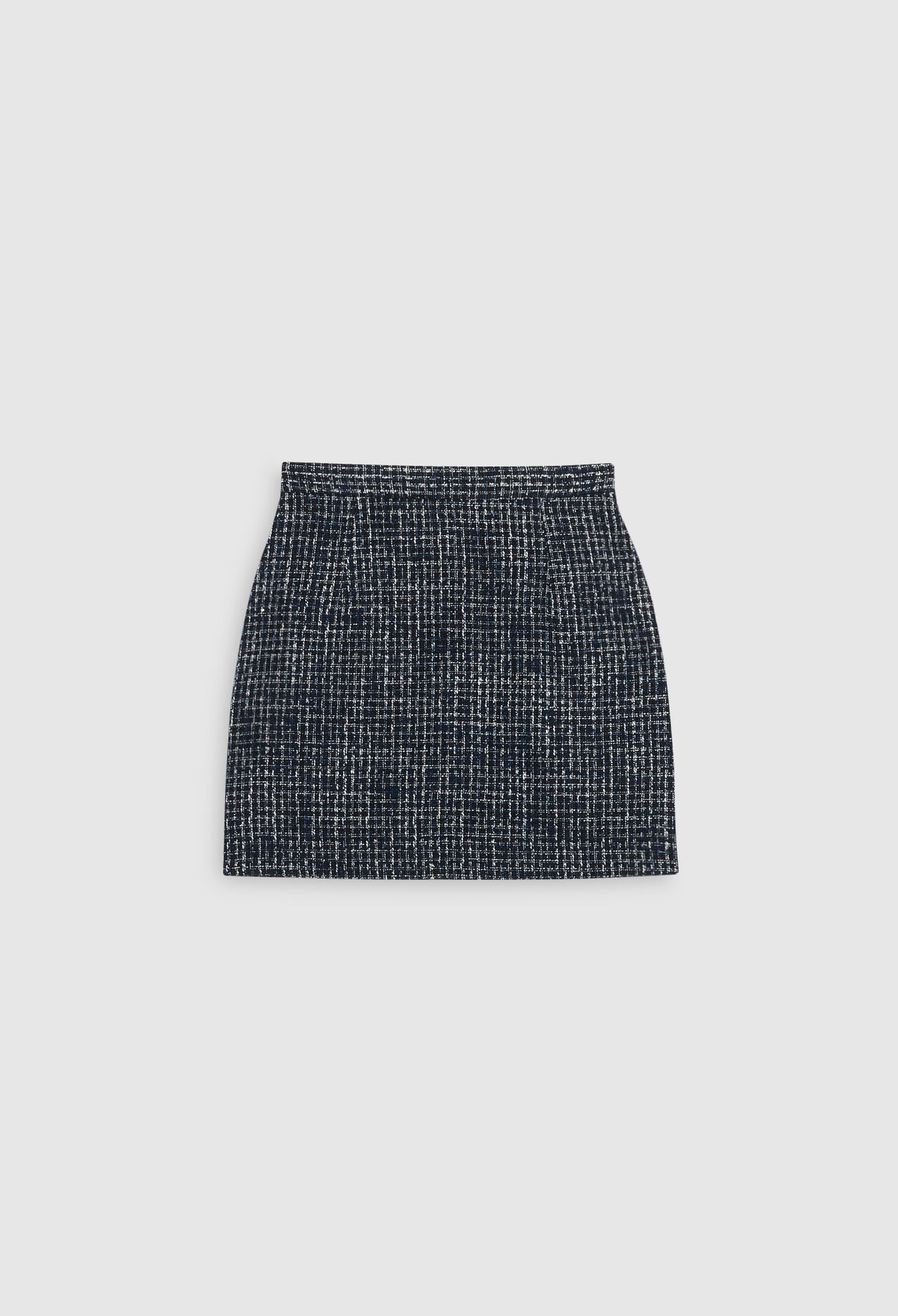 Jupe courte en tweed