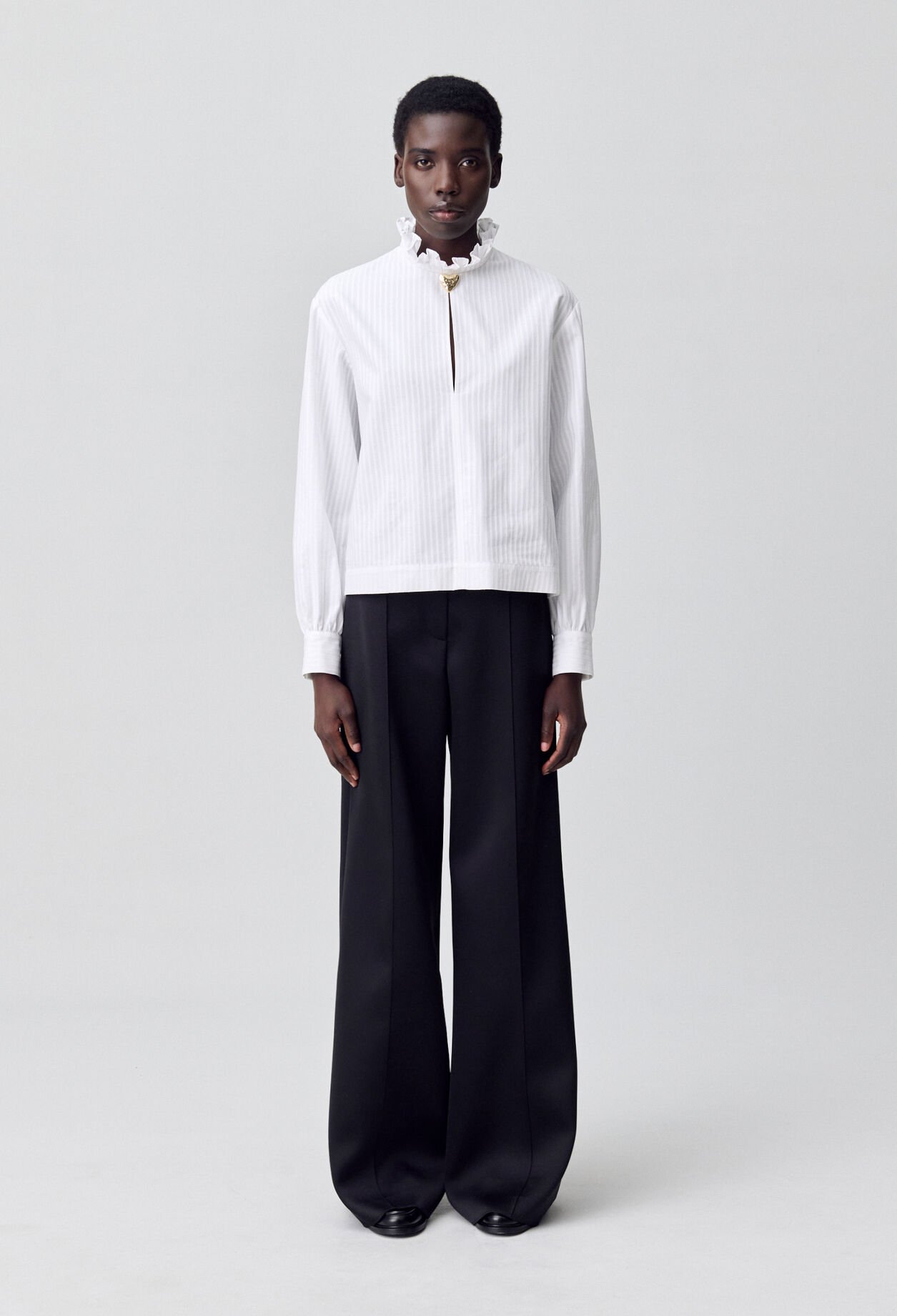 Blouse fluide rayée