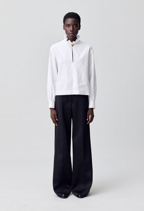 Blouse fluide rayée