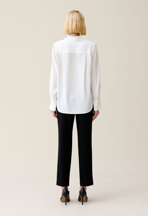 Blouse fluide écrue