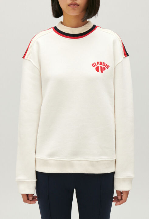 Sweatshirt bicolore