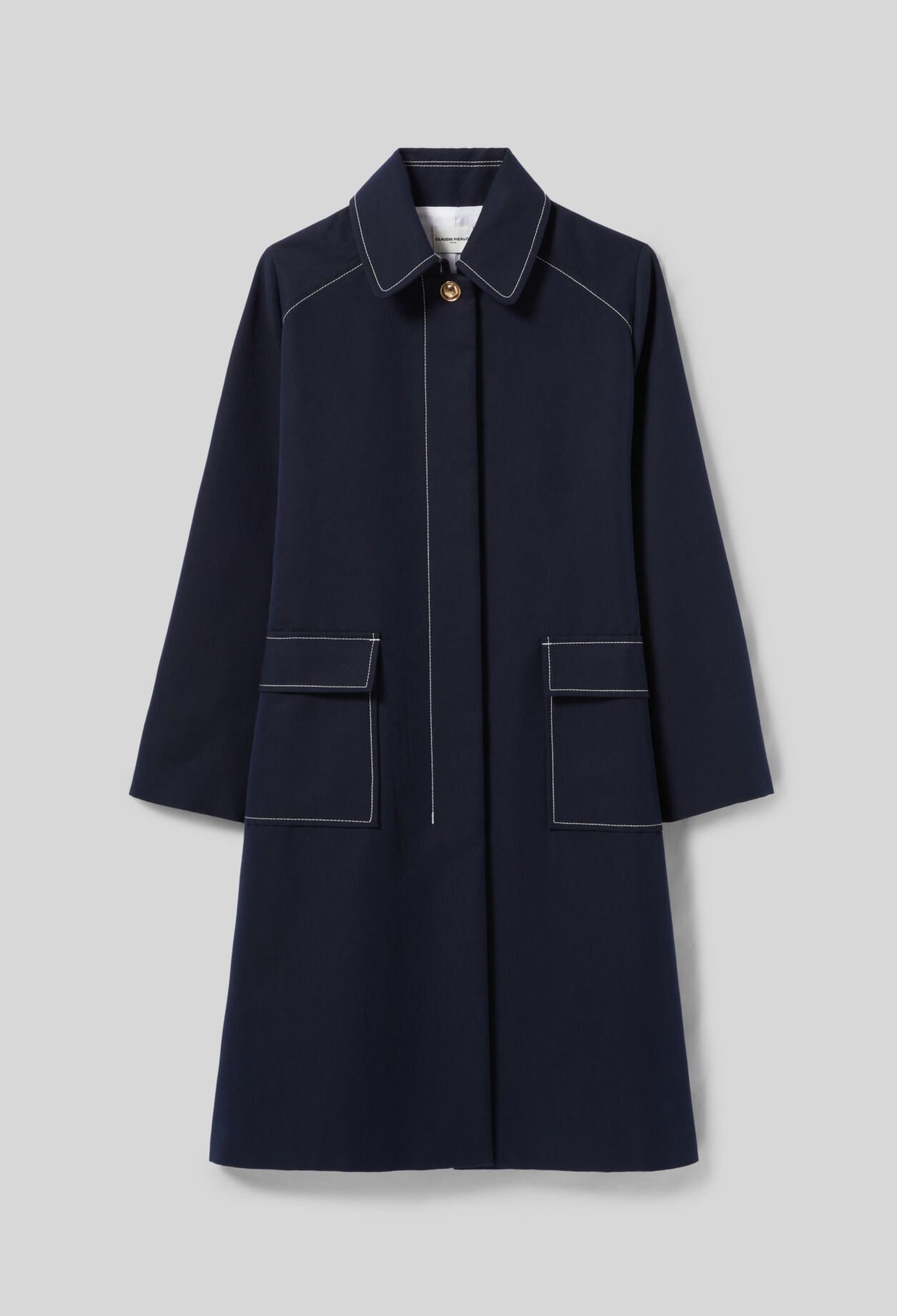 Trench mi-long ceinturé