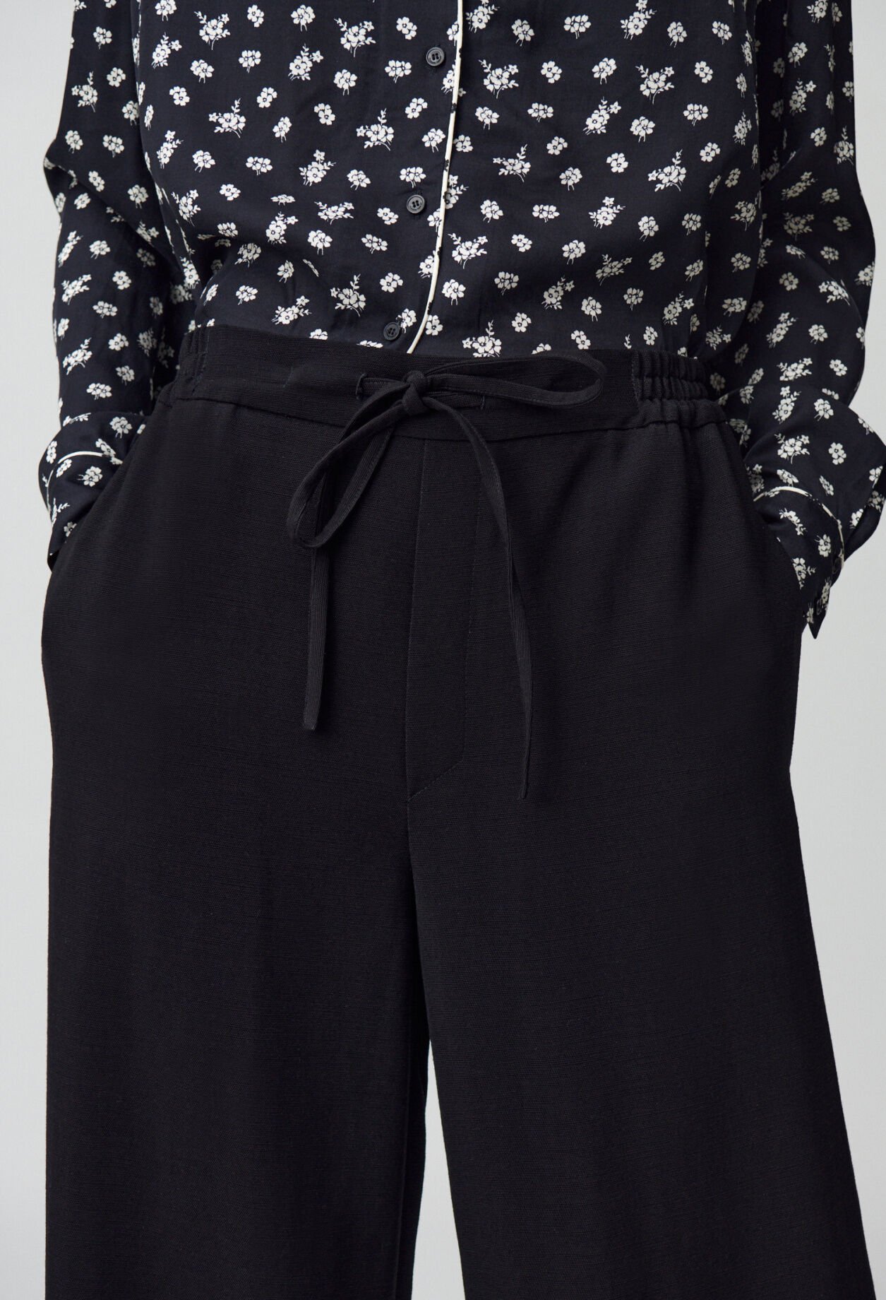 Pantalon fluide élastiqué