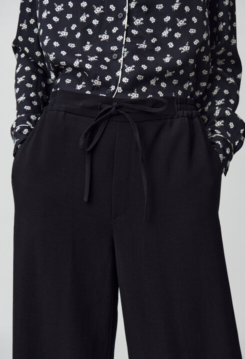 Pantalon fluide élastiqué