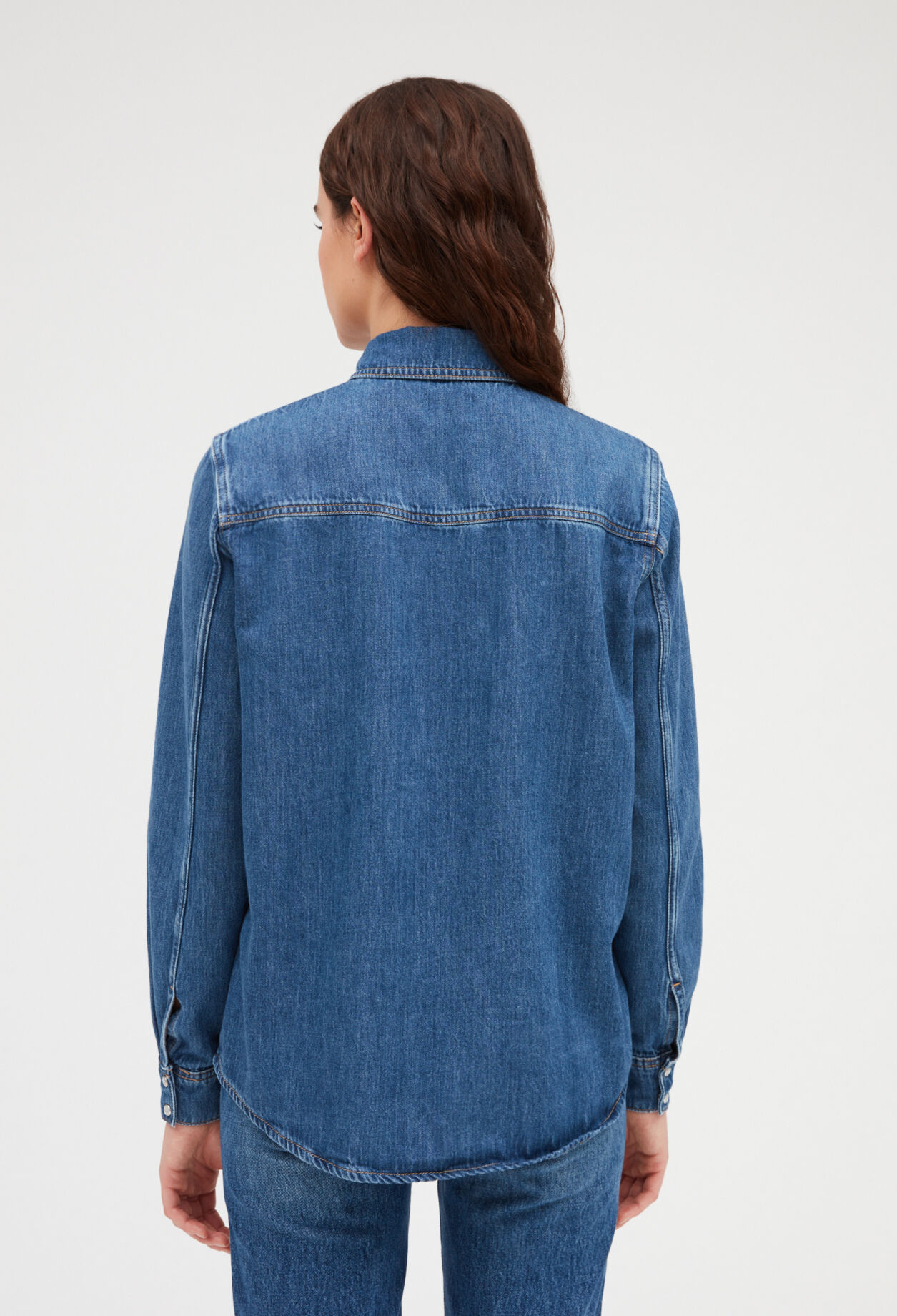 Chemise jean mid blue