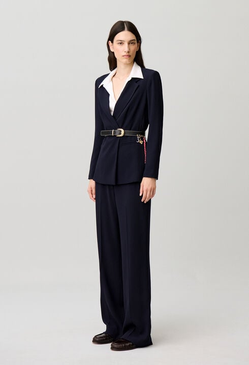Veste tailleur crois&eacute;e