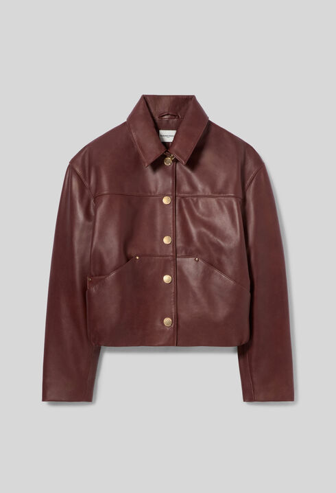Blouson cuir court
