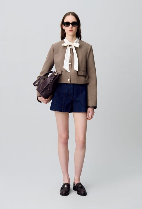Veste boîte courte