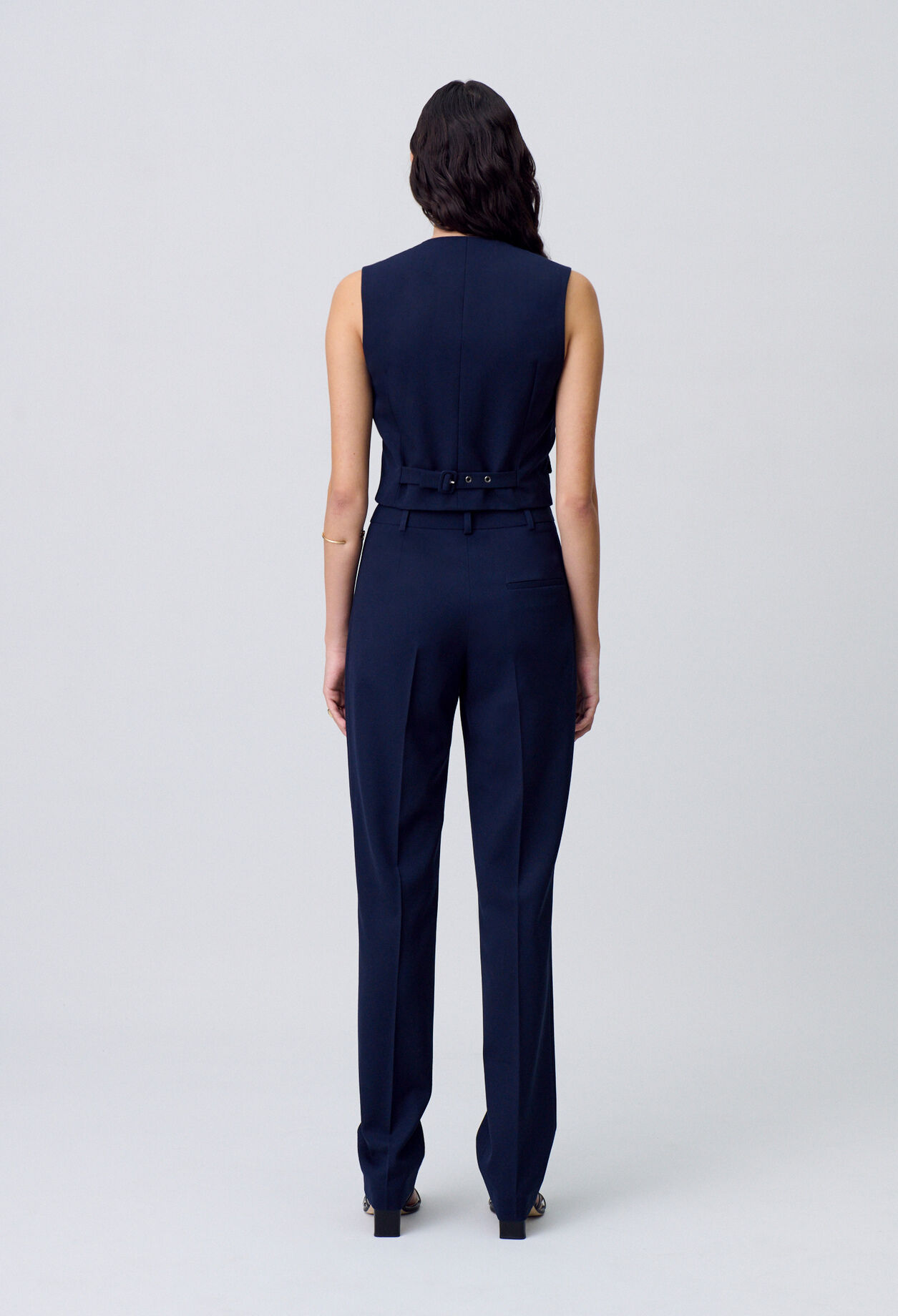 Pantalon tailleur cigarette