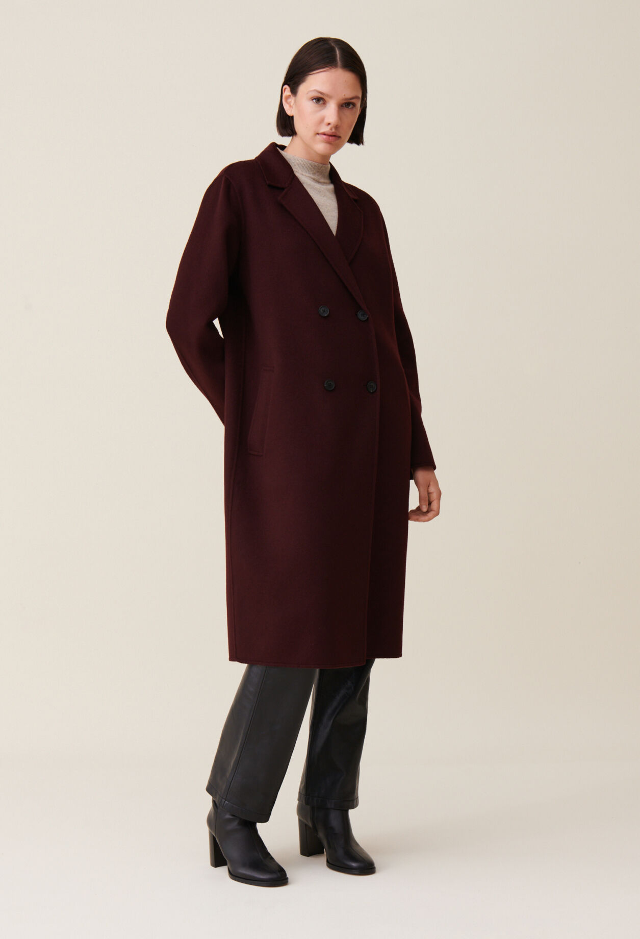 Manteau femme droit top
