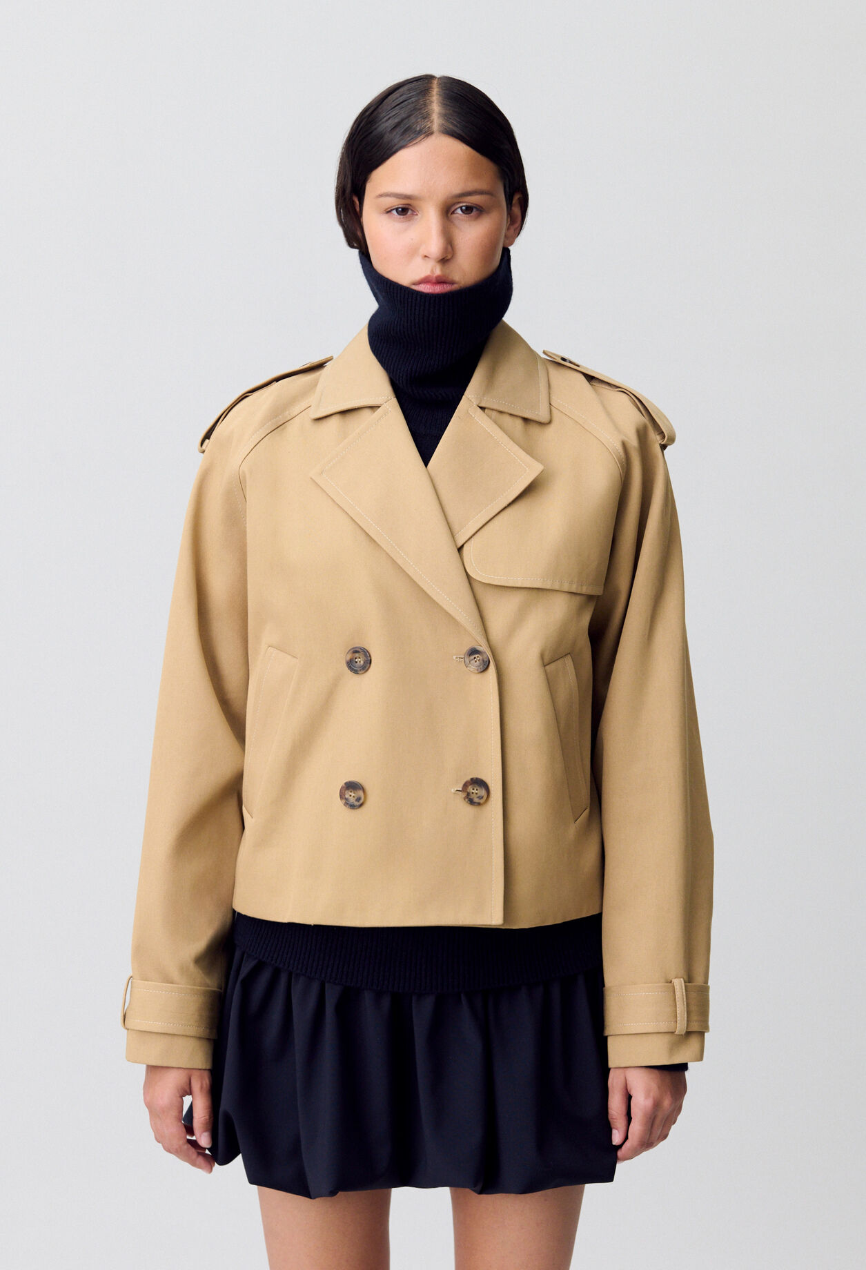Blouson trench court
