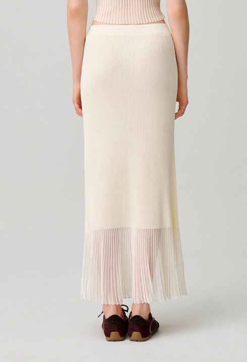 Jupe longue maille