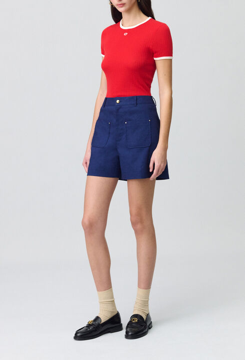 Short denim
