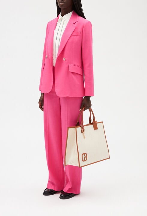 Veste tailleur rose