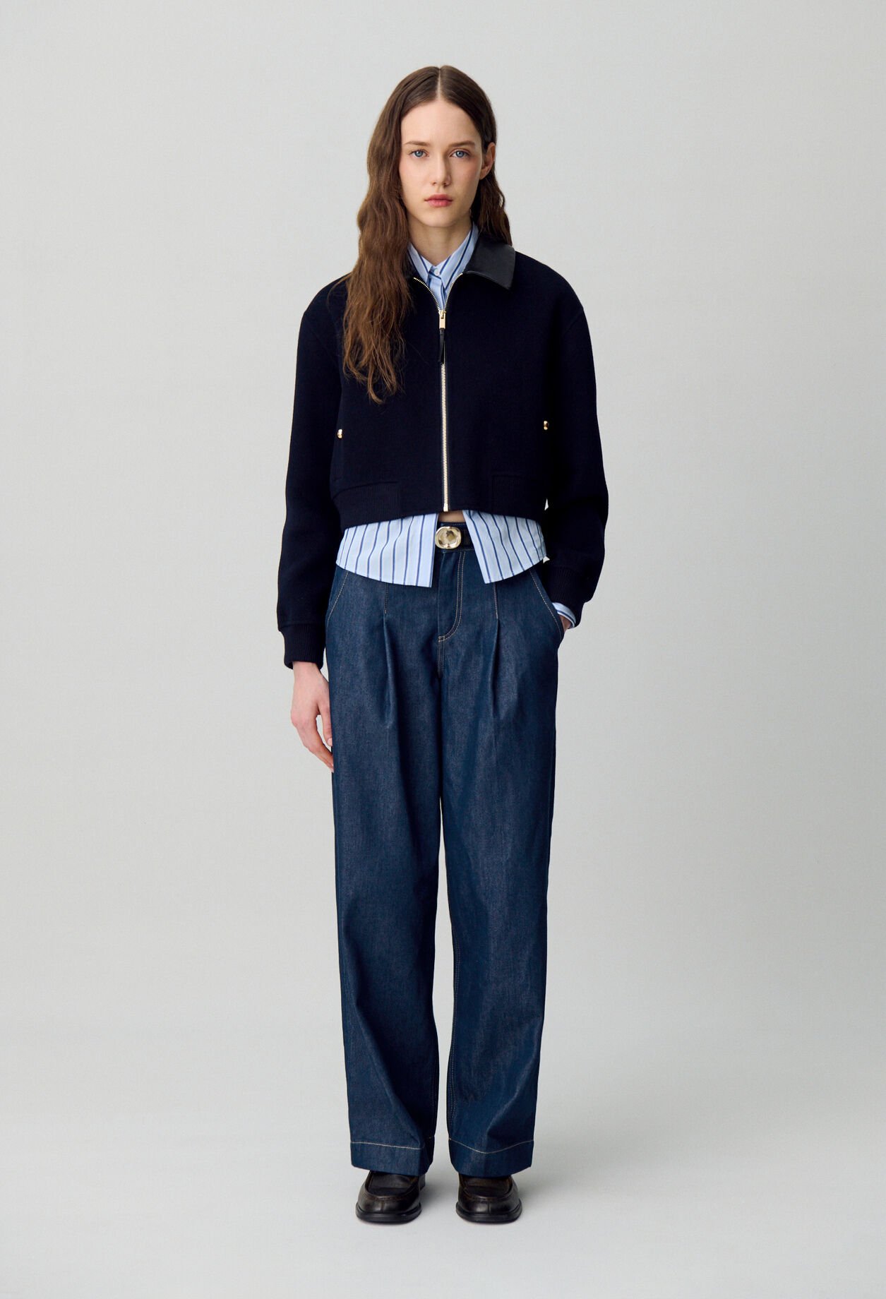 Jean denim brut droit