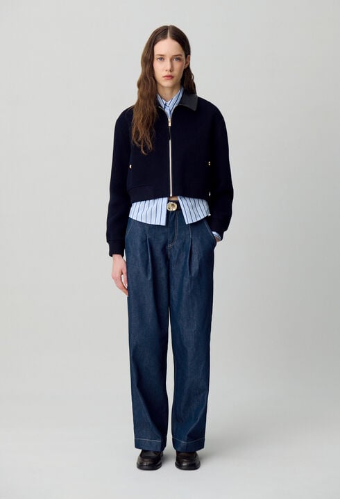 Jean denim brut droit
