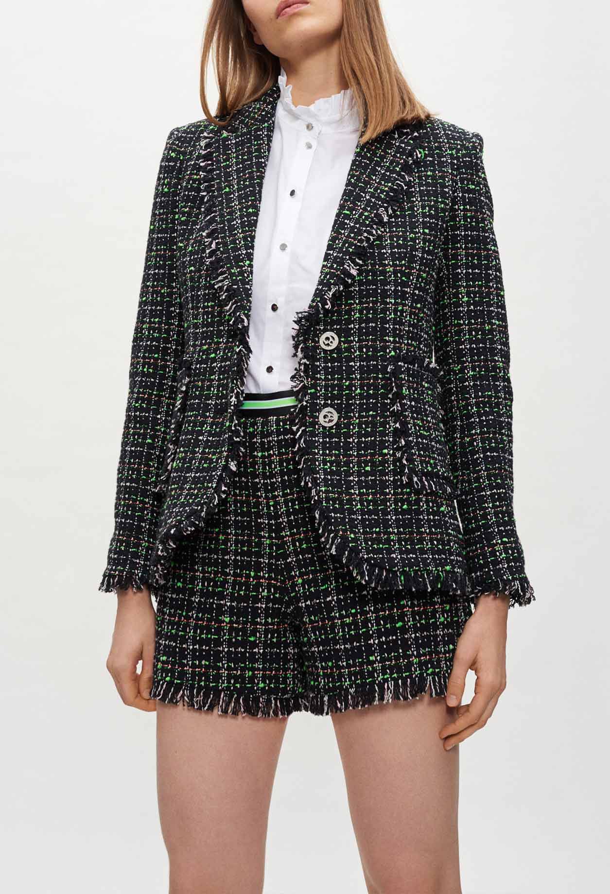 Veste façon tweed
