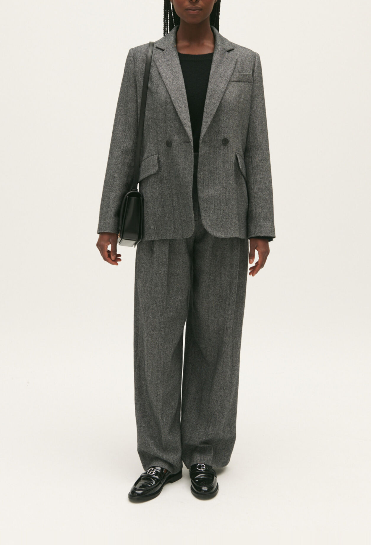 Veste tailleur bicolore