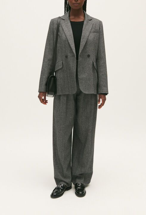Veste tailleur bicolore