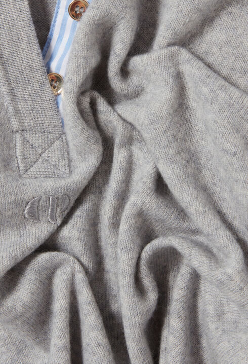 Pull polo laine