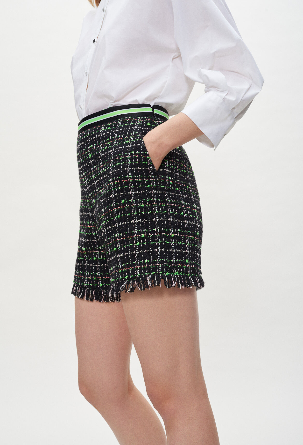 Short en tweed