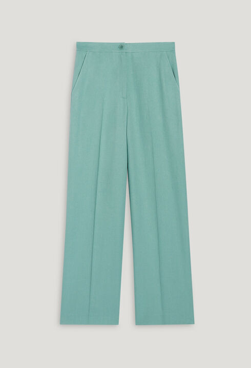 Pantalon de tailleur lin mélangé