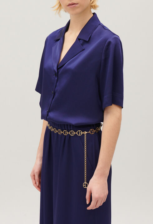 Chemise fluide manches courtes