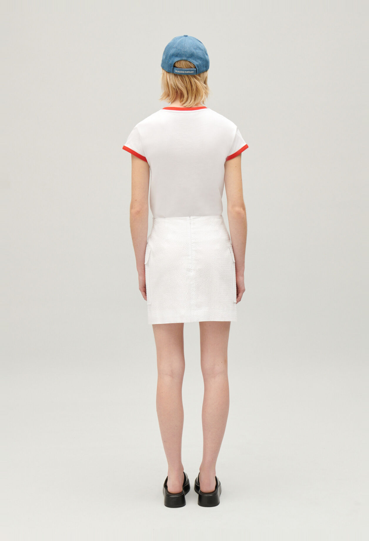 Jupe courte blanche