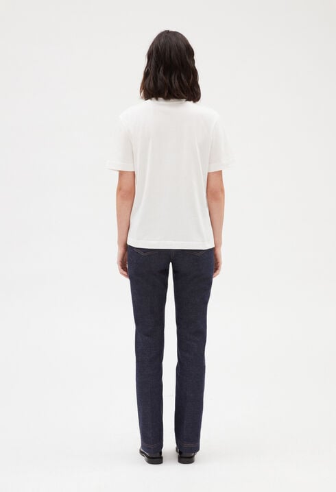 T-shirt manches courtes écru