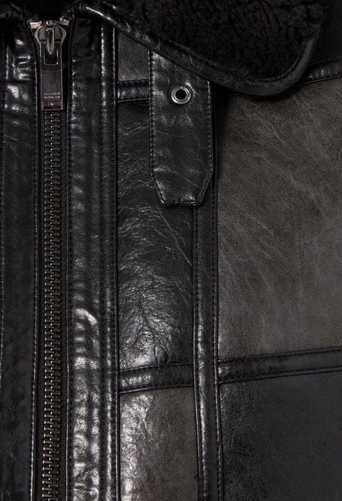 Blouson bi-matière