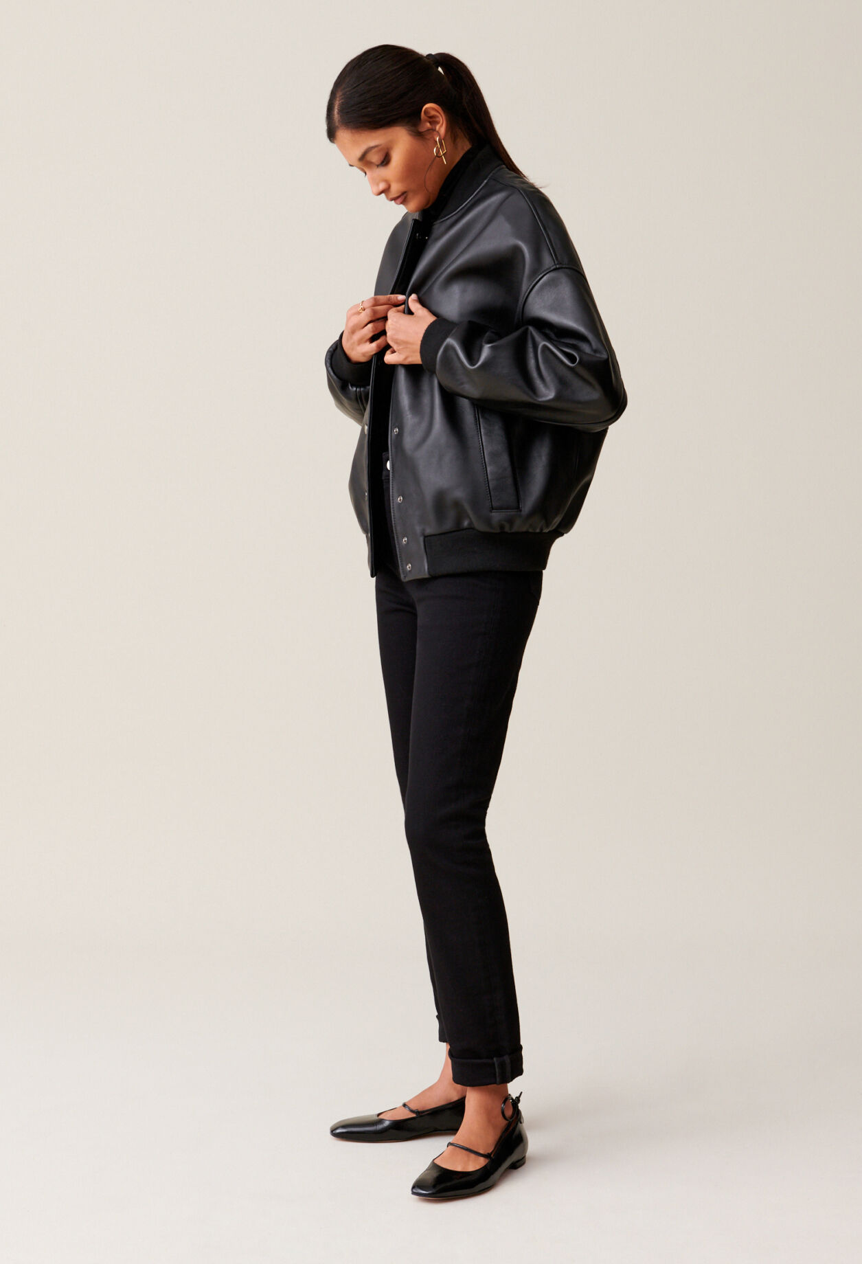 Veste bomber cuir Jean Toto