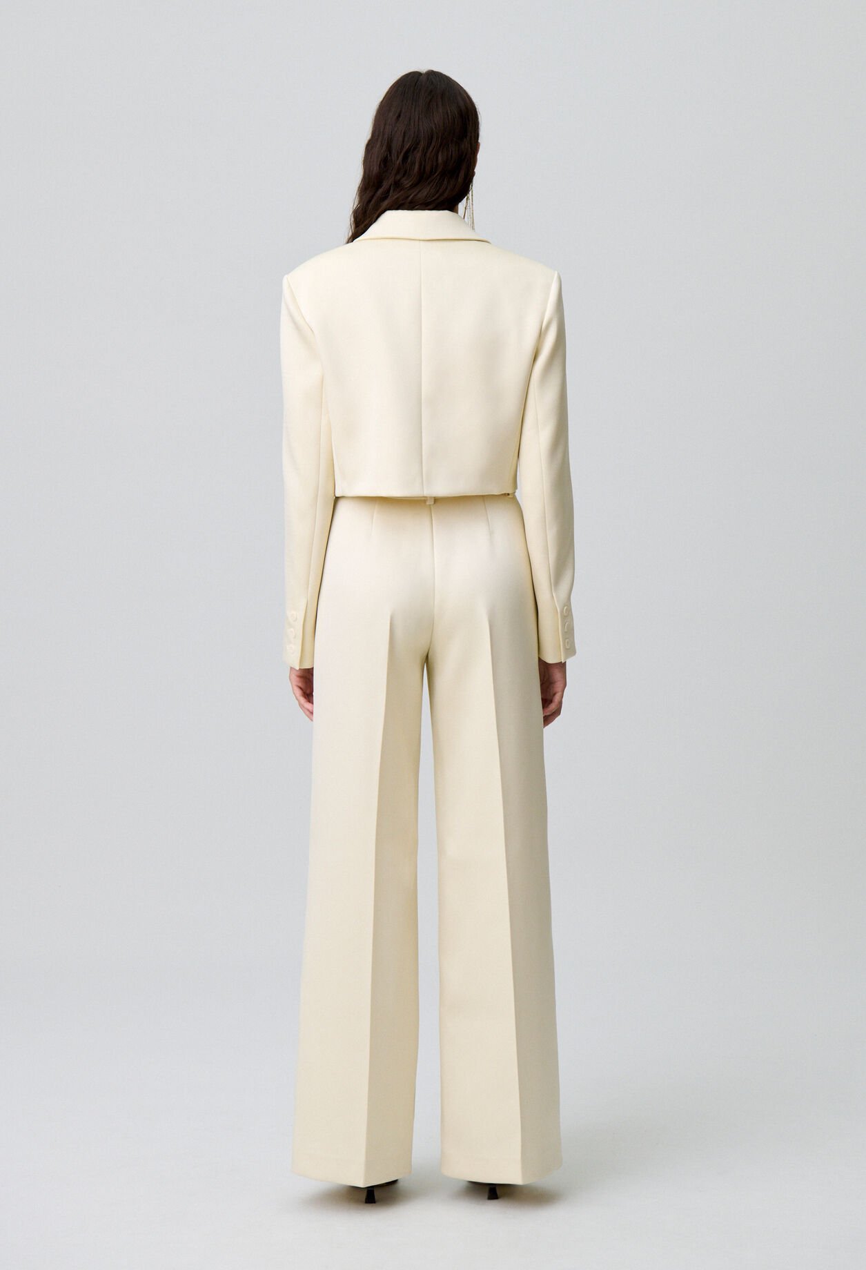 Veste satinée tailleur