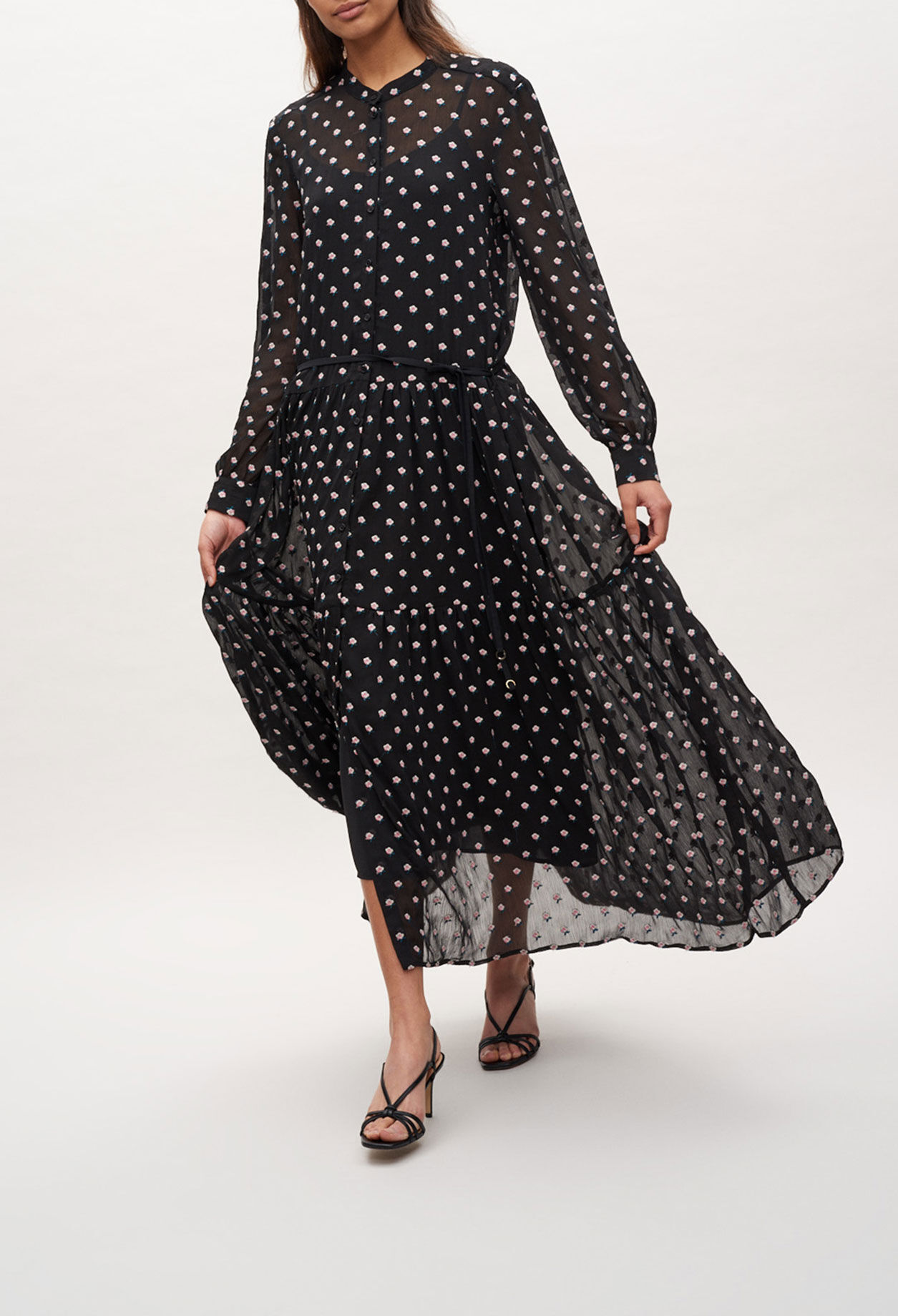 Robe longue fleurie claudie pierlot on sale