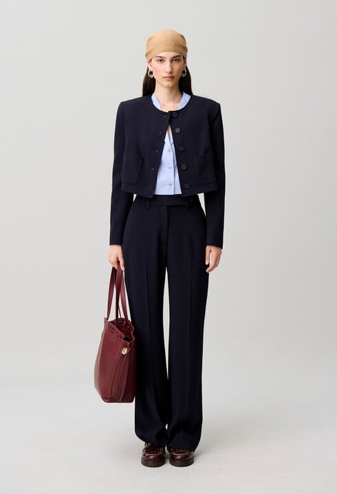 Veste col rond