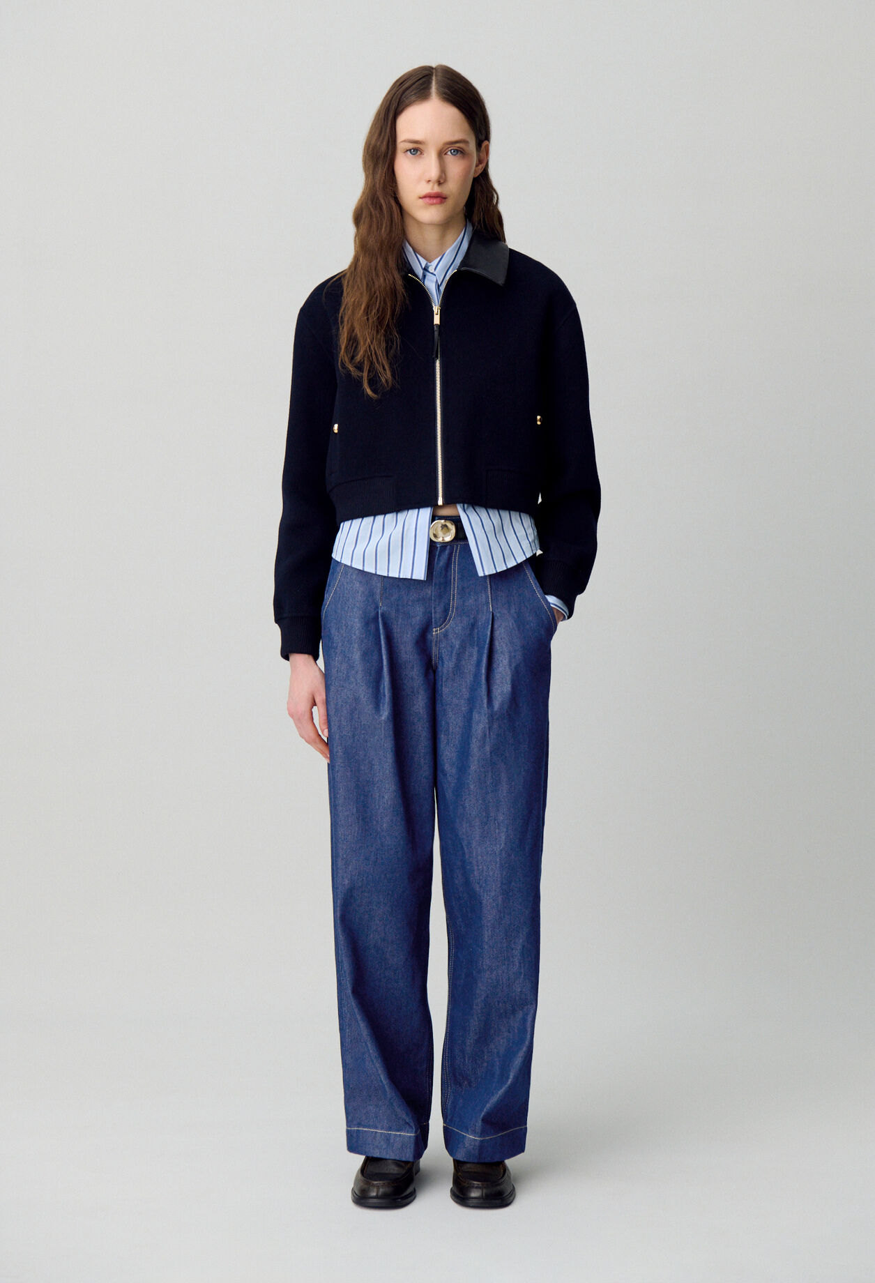 Jean denim brut droit