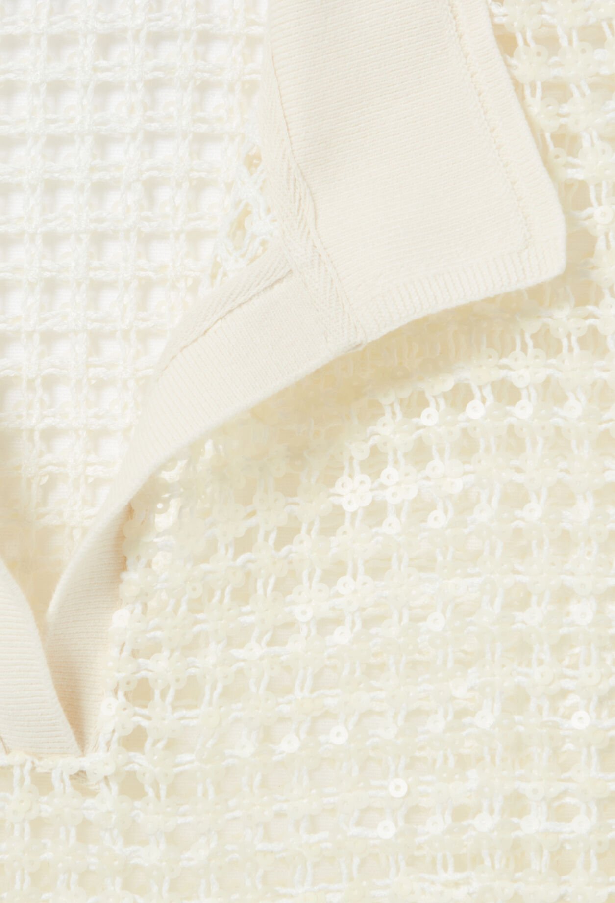 Top manches courtes crochet