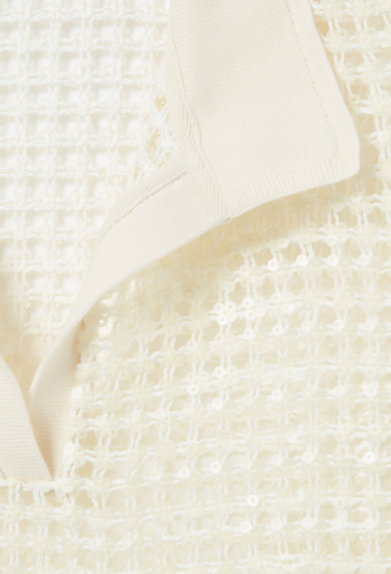 Top manches courtes crochet