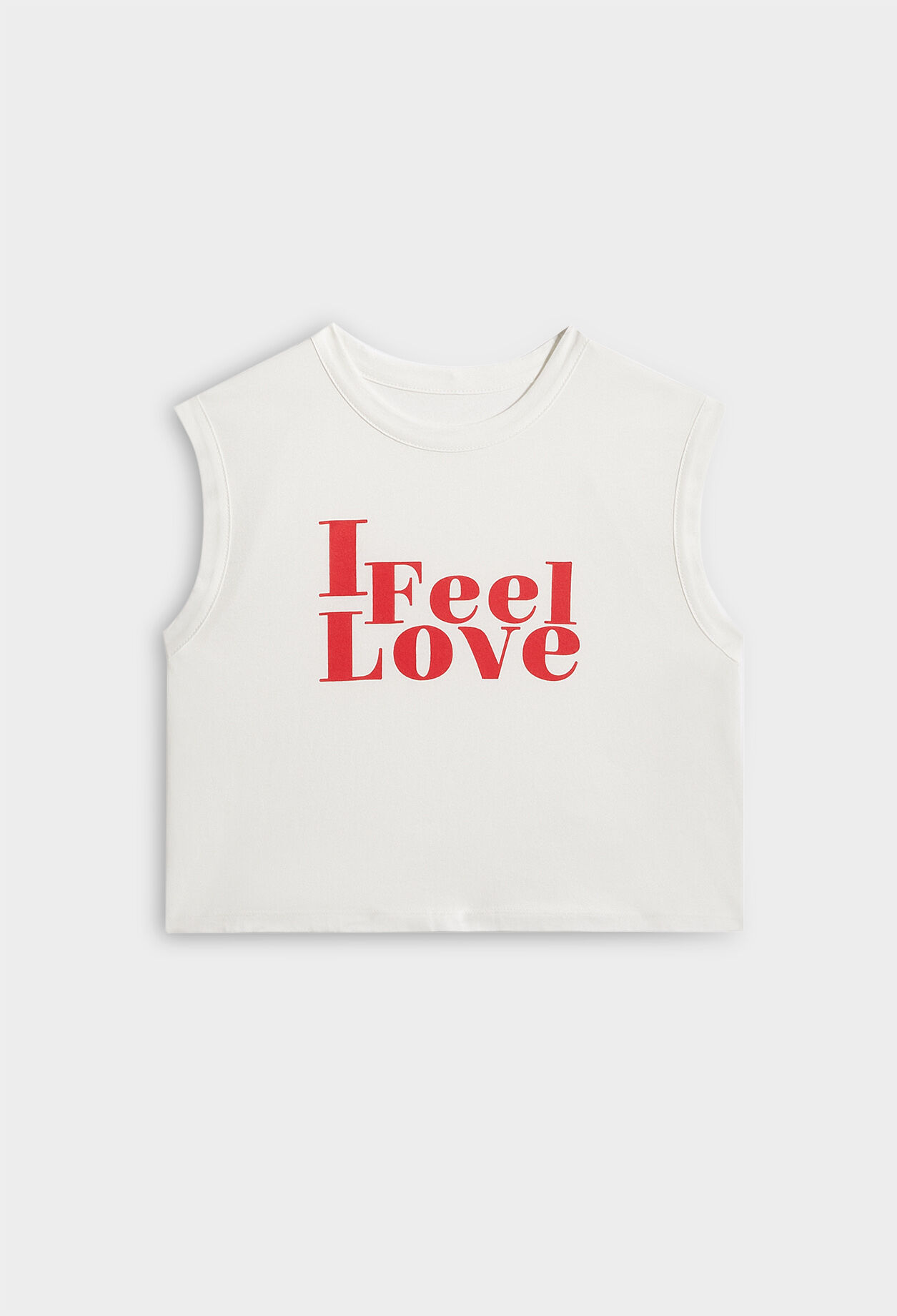 T-shirt crop en coton biologique
