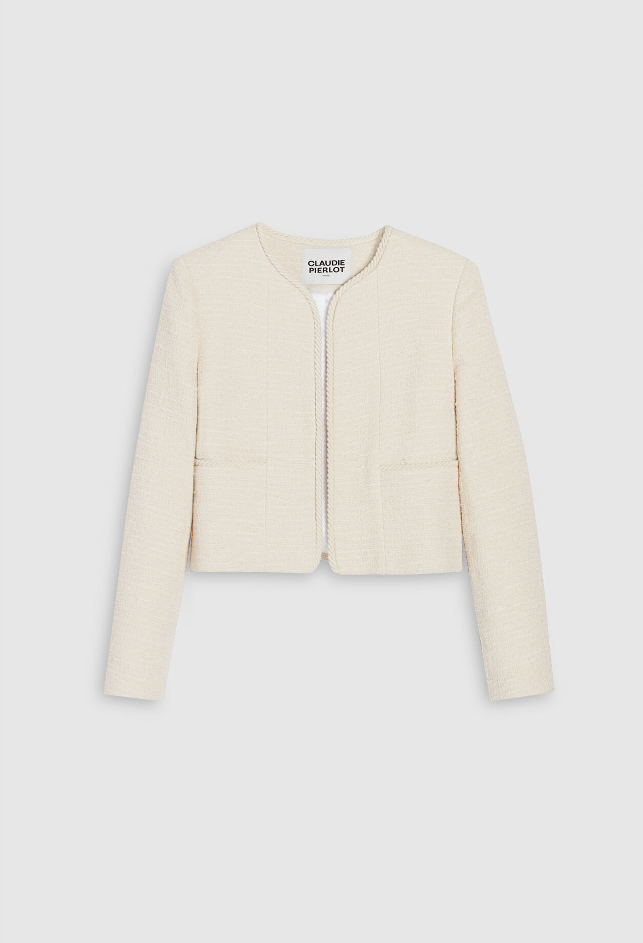 Veste courte tweed