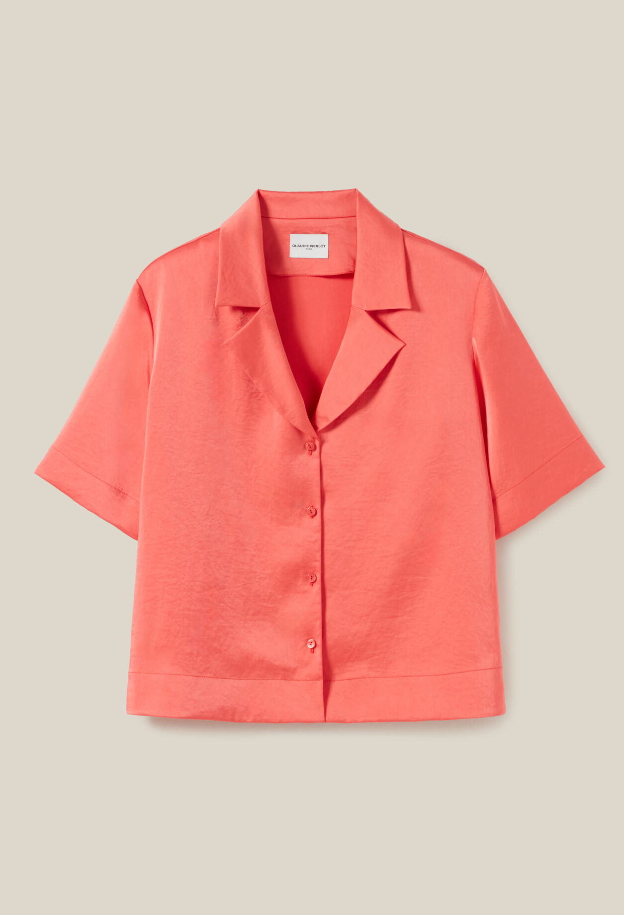 Chemise fluide satinée