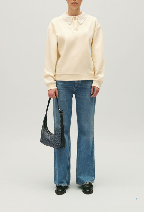 Sweatshirt en coton
