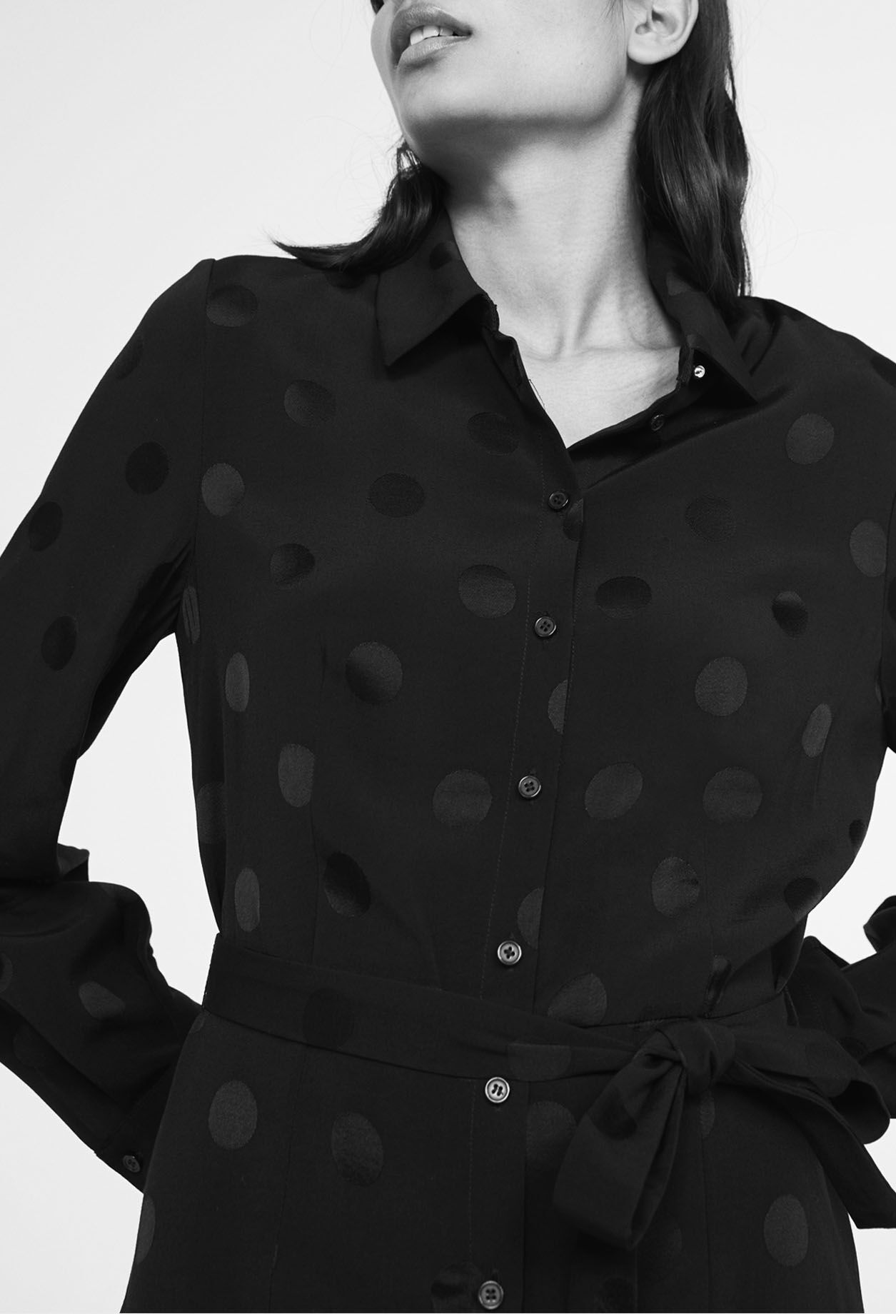 Robe-chemise longue