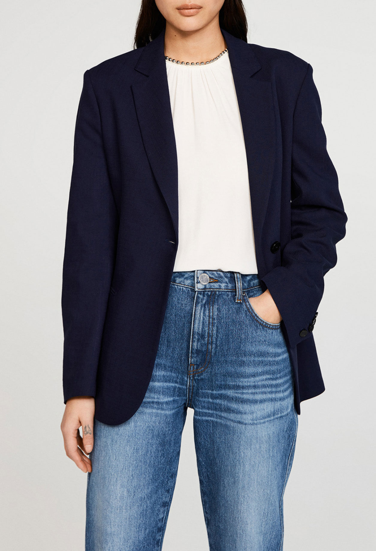Veste de tailleur cintrée