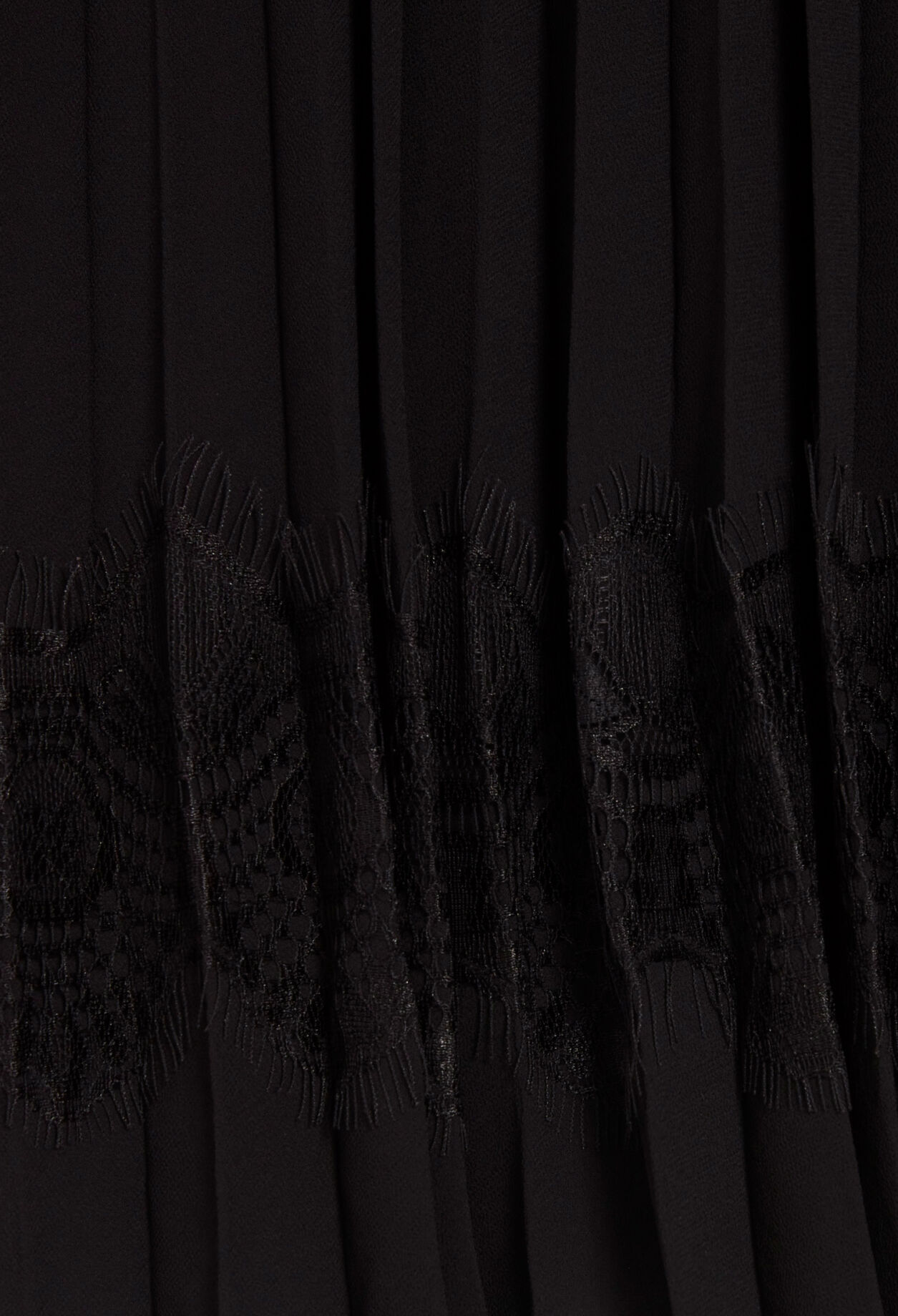 Robe Twist courte plissée noire 