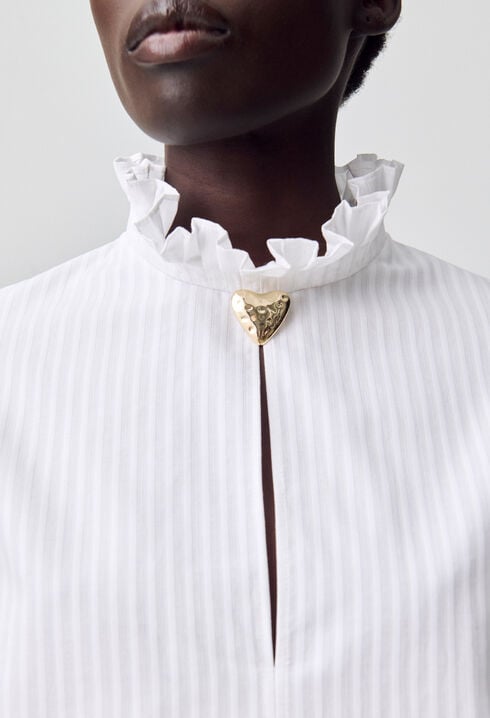 Blouse fluide rayée