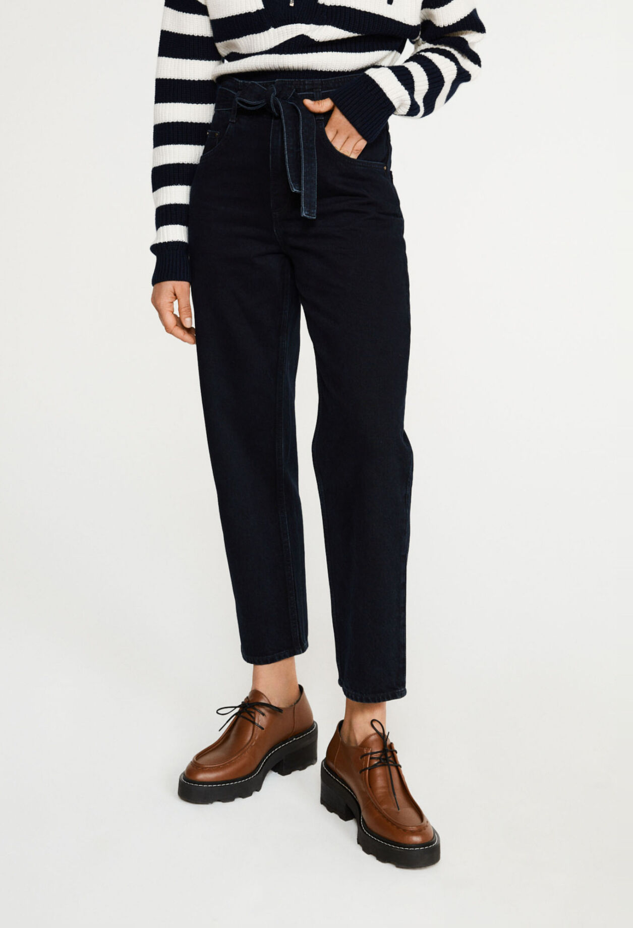 Jean brut cropped