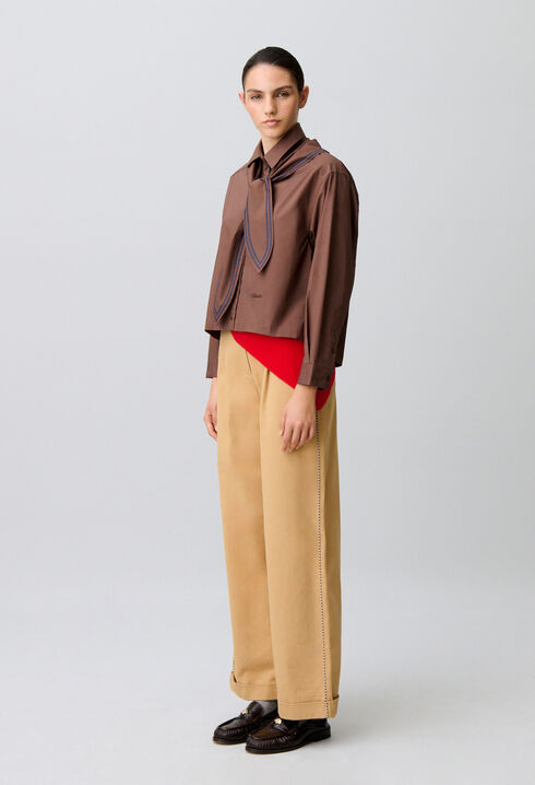 Chemise popeline coton