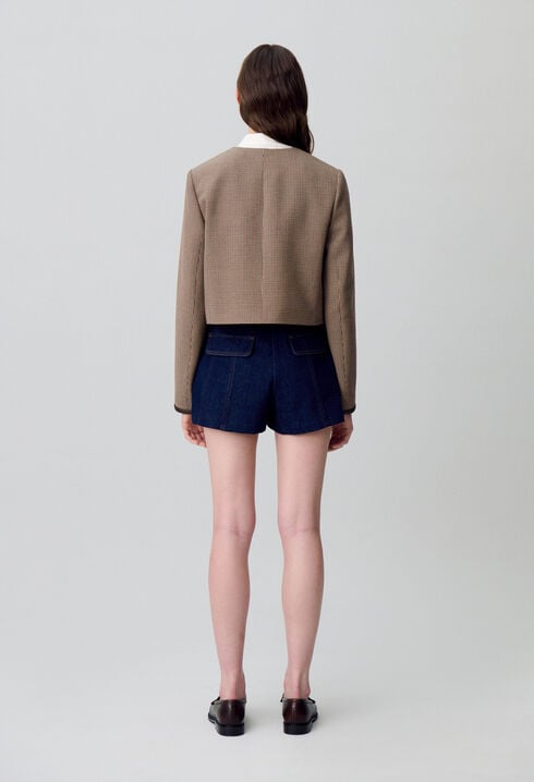 Veste boîte courte
