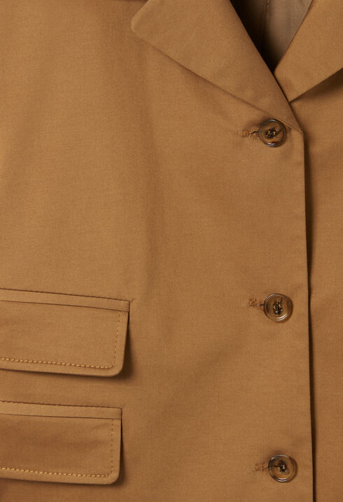 Veste courte col tailleur